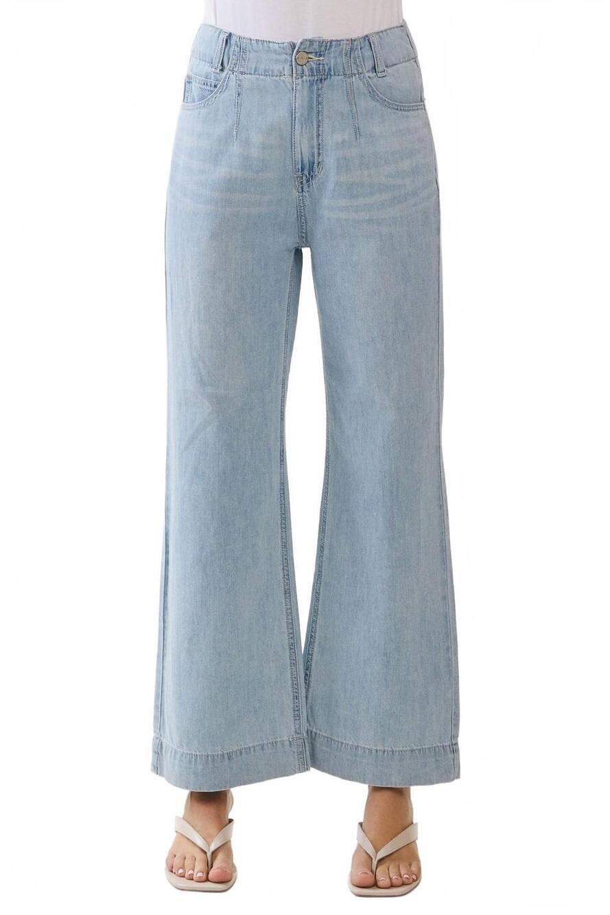 NEW LETTER TO JULIET rosa a-line darted jeans in light wash